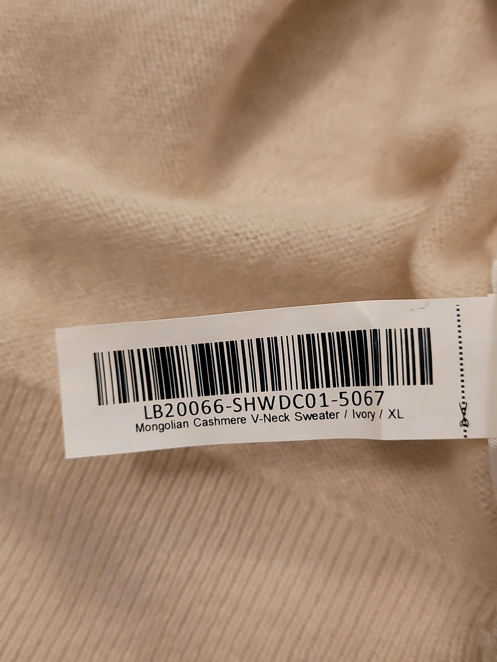 Quince Soft V-Neck Sweater in Ivory